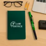 Bloco para Anotações com Caneta 14x9cm Personalizada | Personalizado com Logo | Personizi