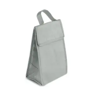 Bolsa Térmica em TNT 80G/M² 27X17X10,5CM Personalizada Cinza | Personalizado com Logo | Personizi