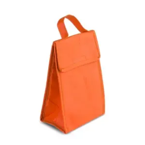 Bolsa Térmica em TNT 80G/M² 27X17X10,5CM Personalizada Laranja | Personalizado com Logo | Personizi