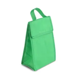 Bolsa Térmica em TNT 80G/M² 27X17X10,5CM Personalizada Verde | Personalizado com Logo | Personizi