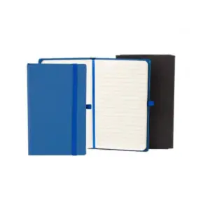 Caderneta c/ Pauta 9,5X15,5CM Personalizado Azul | Personalizado com Logo | Personizi