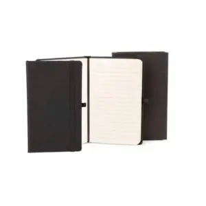 Caderneta c/ Pauta 9,5X15,5CM Personalizado Preto | Personalizado com Logo | Personizi