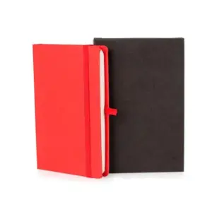 Caderneta c/ Pauta 12,2X17CM Personalizado Vermelho | Personalizado com Logo | Personizi