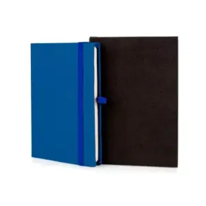 Caderneta S/ Pauta 12,2X17CM Personalizado Azul | Personalizado com Logo | Personizi