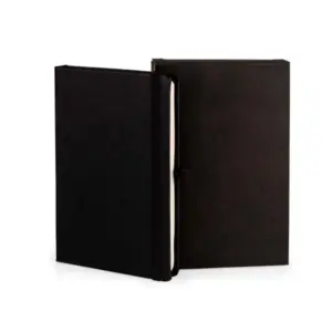 Caderneta S/ Pauta 12,2X17CM Personalizado Preto | Personalizado com Logo | Personizi