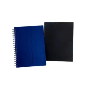 Caderno Pautado com Wire-O 23,5X18CM 100 Fls Personalizado Azul | Personalizado com Logo | Personizi
