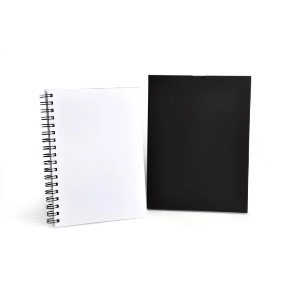Caderno Pautado com Wire-O 23,5X18CM 100 Fls Personalizado Branco | Personalizado com Logo | Personizi
