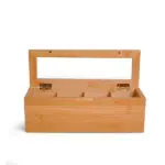 Caixa para Chás em Bambu / Poliestireno 27x9cm Personalizado | Personalizado com Logo | Personizi