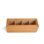 Caixa para Chás em Bambu / Poliestireno 27x9cm Personalizado | Personalizado com Logo | Personizi
