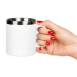 Caneca em Aço Inox/Poliestireno 300ml Personalizada | Personalizado com Logo | Personizi