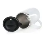 Caneca em Aço Inox / Poliestireno 400ml Personalizada | Personalizado com Logo | Personizi