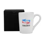 Caneca em Cerâmica 230ml Personalizada Mod.2 | Personalizado com Logo | Personizi