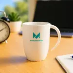 Caneca em Cerâmica 350ml Personalizada Mod.2 | Personalizado com Logo | Personizi