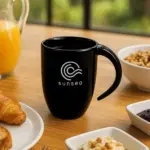 Caneca em Cerâmica 350ml Personalizada Mod.2 | Personalizado com Logo | Personizi