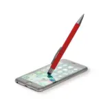 Caneta Esferográfica em Alumínio com Ponta Touch 14x1cm Personalizada | Personalizado com Logo | Personizi