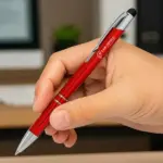 Caneta Esferográfica em Alumínio com Ponta Touch 14x1cm Personalizada Mod.2 | Personalizado com Logo | Personizi