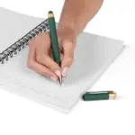 Caneta Roller em Alumínio Reciclado / Bambu 15x1cm Personalizada | Personalizado com Logo | Personizi