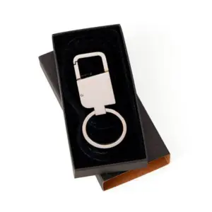 Chaveiro em Metal com Mosquetão Personalizado Única | Personalizado com Logo | Personizi