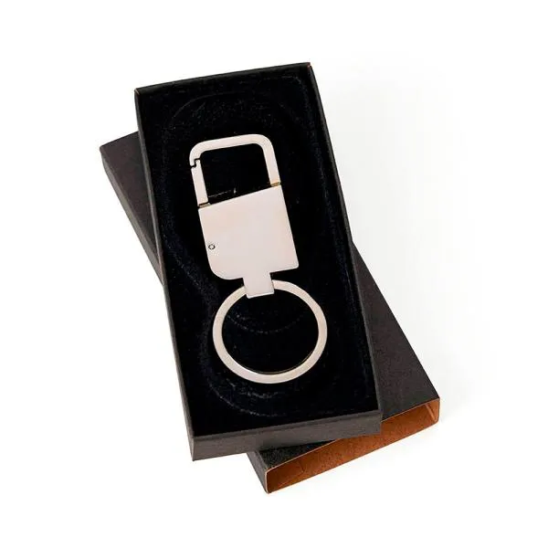 Chaveiro em Metal com Mosquetão Personalizado Única | Personalizado com Logo | Personizi