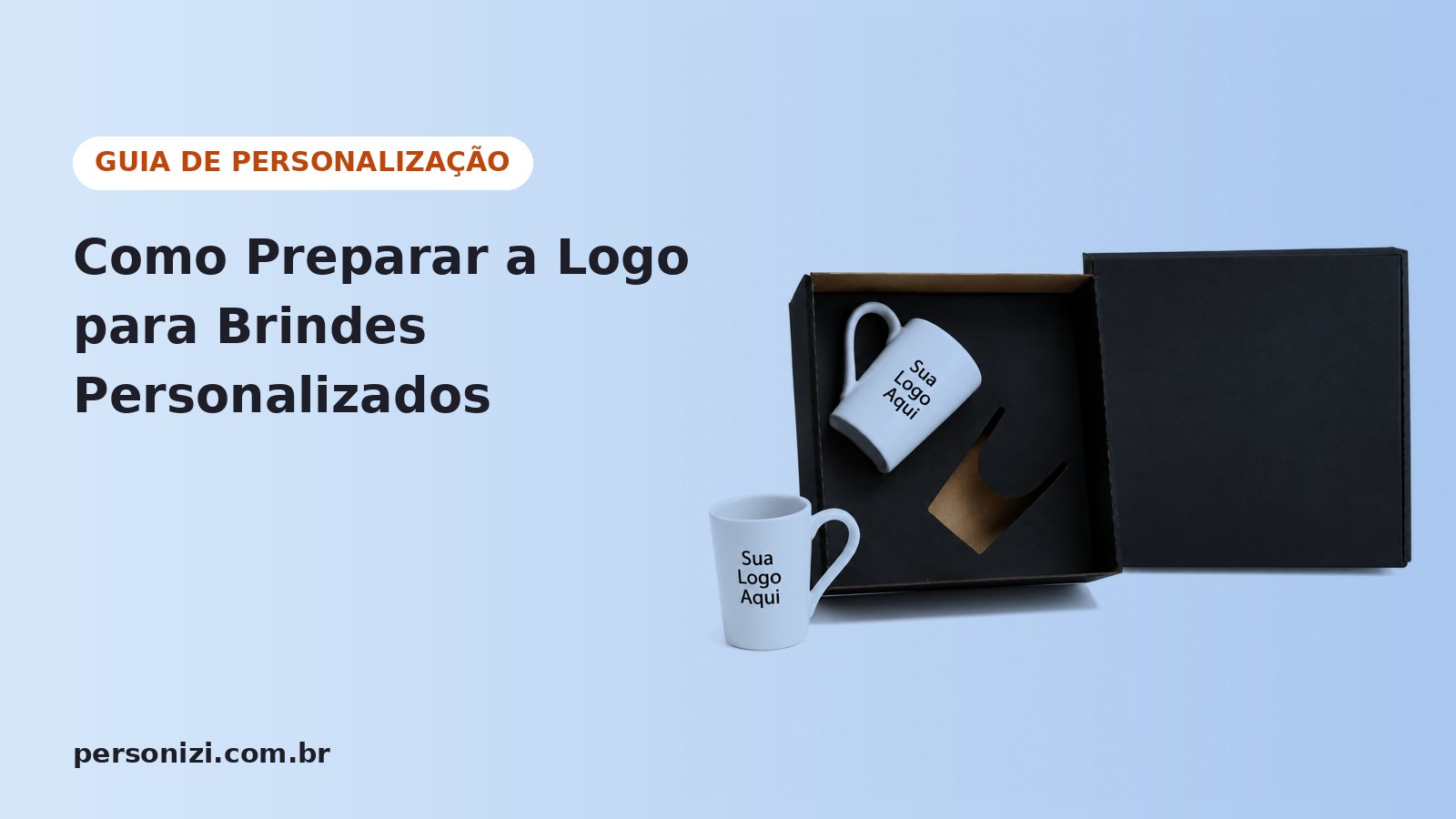 Brindes personalizados com espaço para logo da empresa