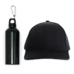 Conj. Mochila Sacola, Garrafa e Boné 3 Pçs Personalizada | Personalizado com Logo | Personizi