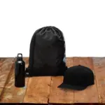 Conj. Mochila Sacola, Garrafa e Boné 3 Pçs Personalizada | Personalizado com Logo | Personizi