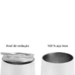 Copo Térmico c/ Tampa 340ml Personalizado | Personalizado com Logo | Personizi
