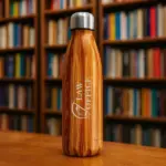 Garrafa com Tampa em Aço Inox 750ml Personalizada | Personalizado com Logo | Personizi