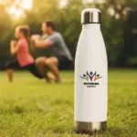 Garrafa com Tampa em Aço Inox 750ml Personalizada | Personalizado com Logo | Personizi