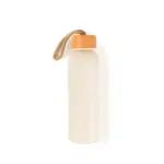 Garrafa em Palha de Trigo e Tampa em Bambu 500ml Personalizada | Personalizado com Logo | Personizi