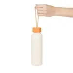 Garrafa em Palha de Trigo e Tampa em Bambu 500ml Personalizada | Personalizado com Logo | Personizi