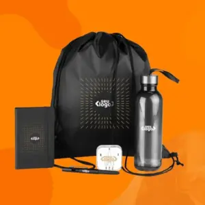 Kit Boas Vindas 5 Pçs 41x35cm Personalizado Única | Personalizado com Logo | Personizi