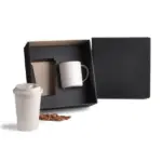 Kit com Copo e Caneca em Fibra de Bambu Personalizada | Personalizado com Logo | Personizi