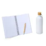 Kit Garrafa, Caderno e Caneta 3 Pçs Personalizada | Personalizado com Logo | Personizi