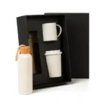 Kit Garrafa, Copo e Caneca 3 Pçs Personalizada | Personalizado com Logo | Personizi