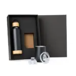 Kit Garrafa e Copo Térmico 2 Pçs Personalizada | Personalizado com Logo | Personizi