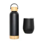 Kit Garrafa e Copo Térmico 2 Pçs Personalizada | Personalizado com Logo | Personizi