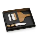 Kit para Cozinha em Bambu / Inox 3 Pçs 40x22cm Personalizado | Personalizado com Logo | Personizi