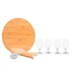 Kit Pizza e Cerveja 7 Pçs 35cm Personalizado | Personalizado com Logo | Personizi