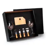 Kit Queijo e 7 Pçs 32x17cm Personalizado | Personalizado com Logo | Personizi