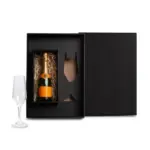 Taça de Vidro p/ 186ml c/ Espaço para Garrafa Mini Personalizada | Personalizado com Logo | Personizi